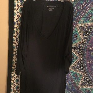 Black American Eagle Jegging Tee